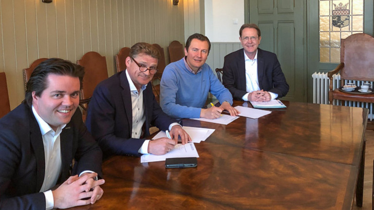 Aannemingsovereenkomst getekend voor de bouw van 'Ossengaarde' Nunspeet